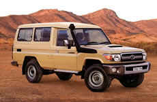 11 seat Toyota Landcruiser Troop Carrier
