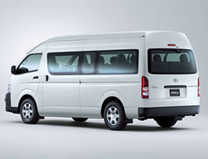 Toyota 12 seat mini bus for rent and hire